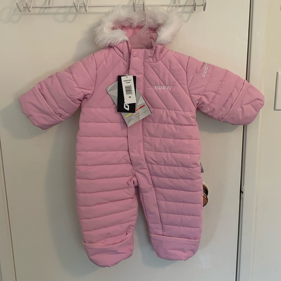 Gusti Baby snowsuit pink size: 9 months 🆕 - Picture 1 of 6